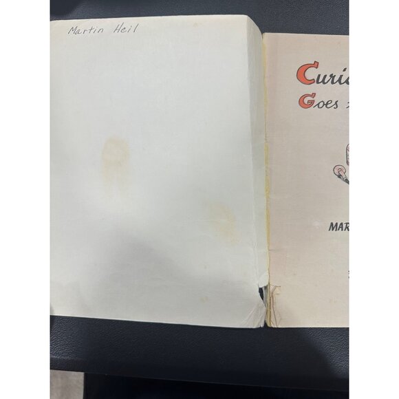 Vintage Curious George 5 book bundle-“curious George goes to school” - Picture 7 of 16